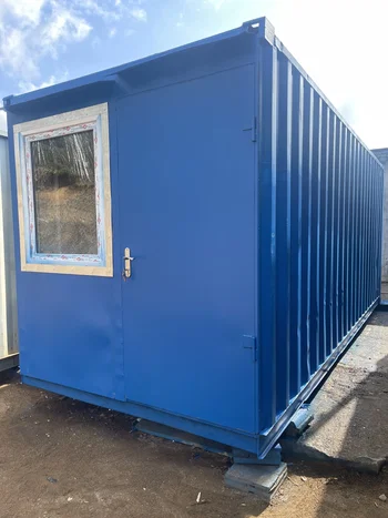 Продажа бытовки из морского контейнера 6x2,5 м с утеплением и отделкой – идеальный офис